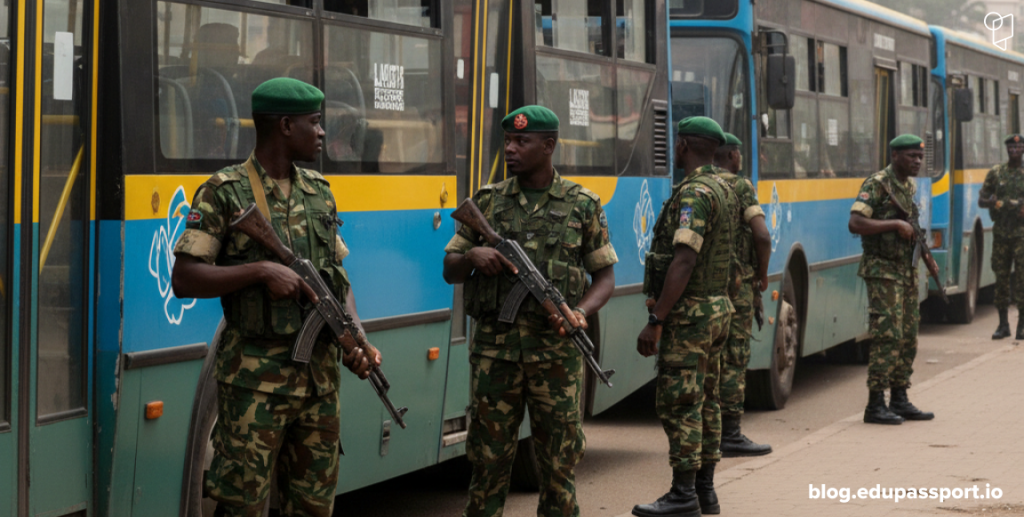 EDU Passport: Arrival of buses carrying rescued children under security escort in Minna.