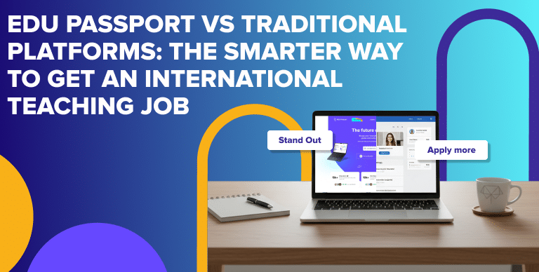 Visual comparing traditional teaching platforms with a smarter structured profile approach