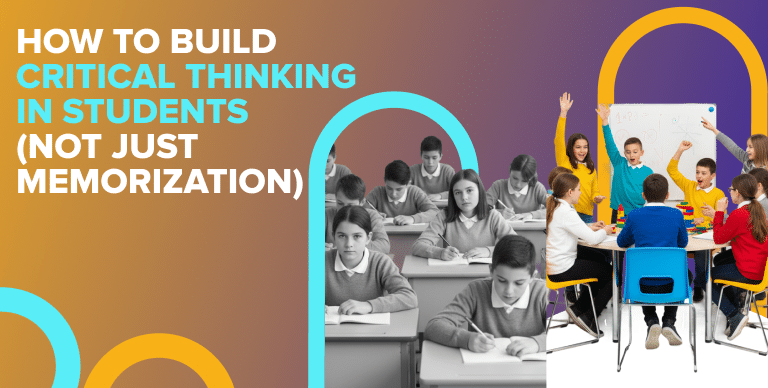 Comparison between memorization-based learning and critical thinking classroom environment